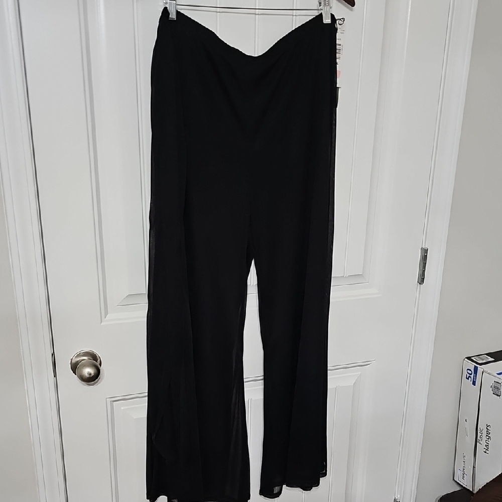 Blu Sage Black Wide Leg Pants